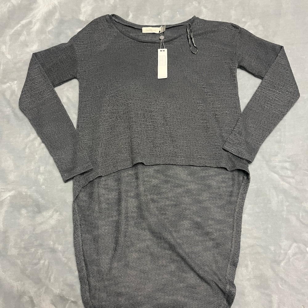 🌸Costa Blanca Gray Knit Sweater